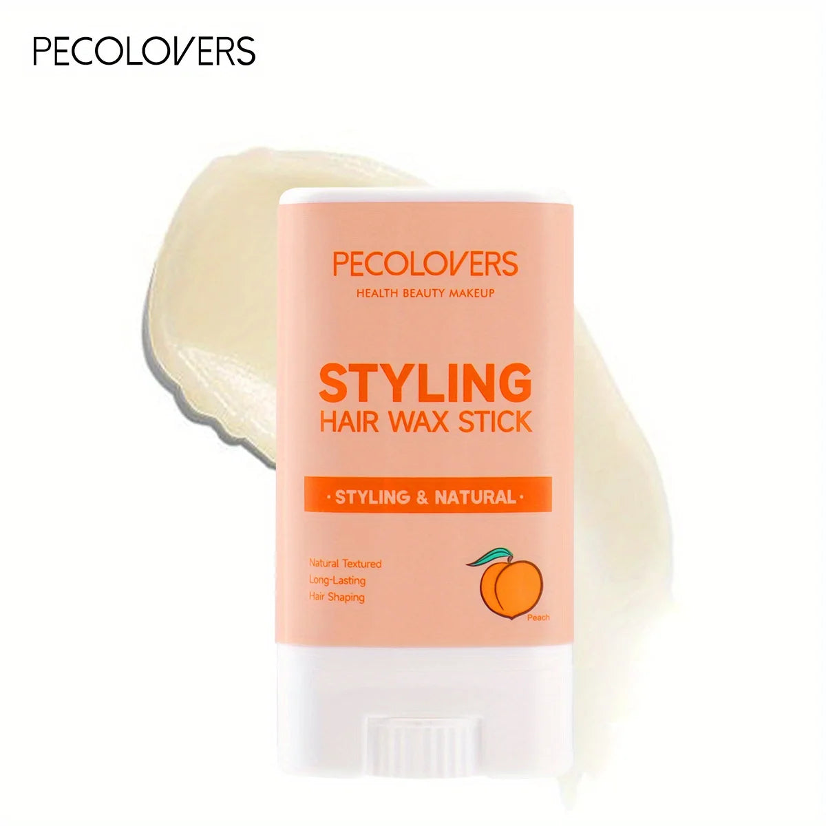 "Fruit-Scented Hair Wax Stick for Curly Hair"