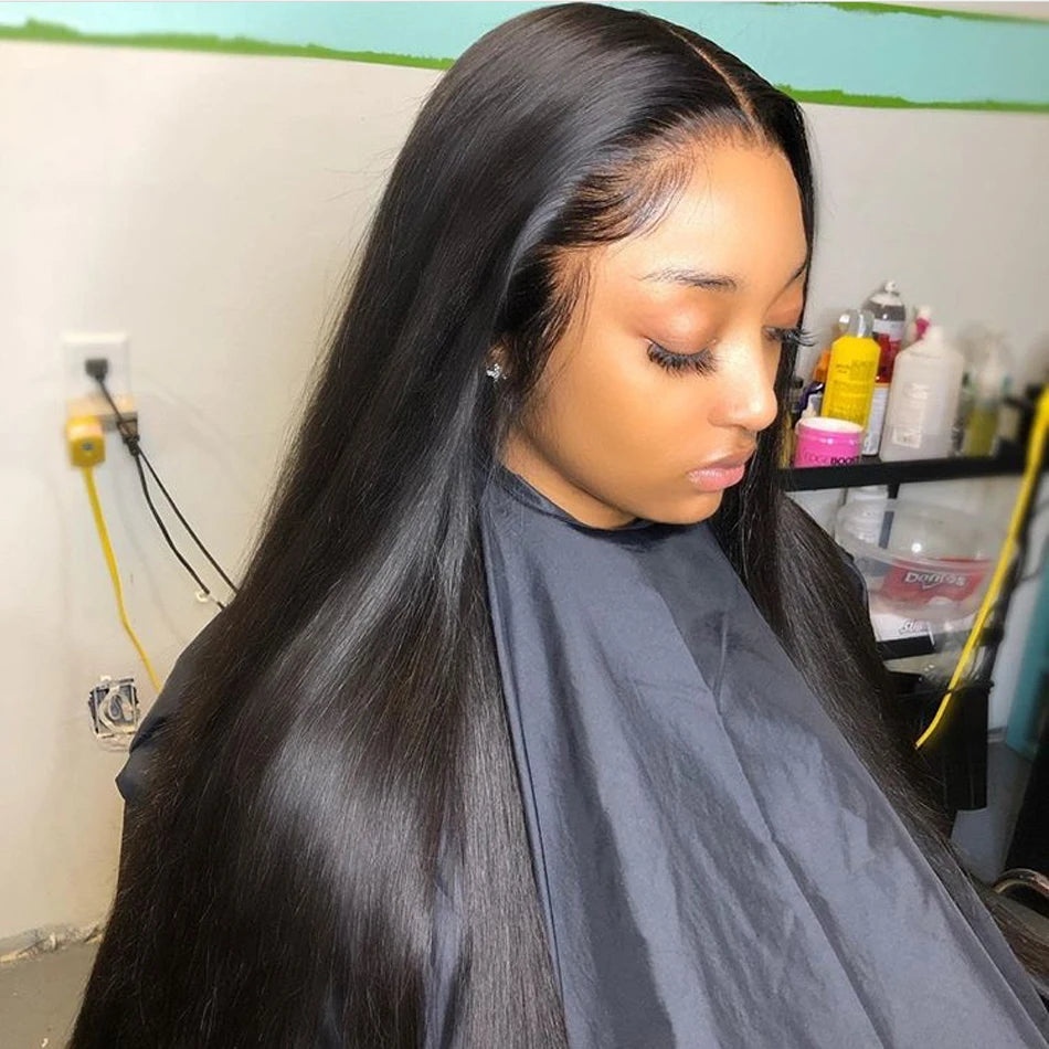 HD Lace Front Human Hair Wigs Straight