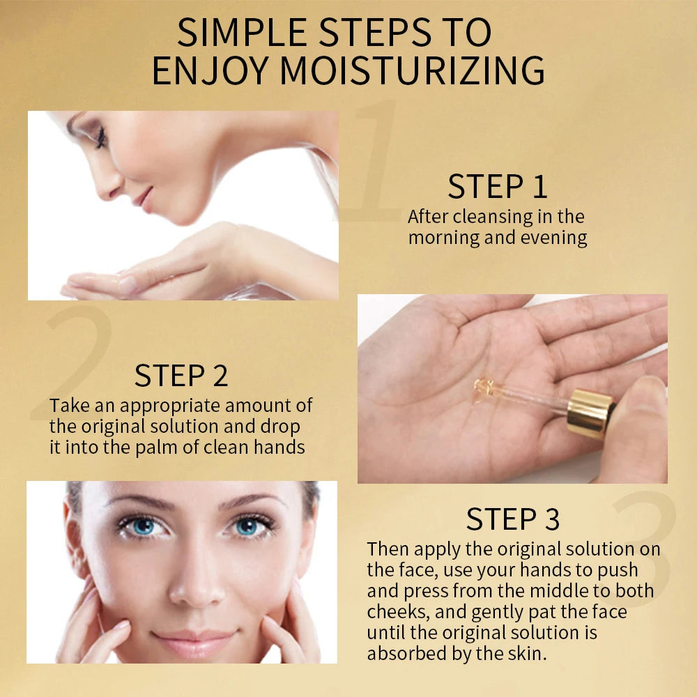 24k Gold Hyaluronic Acid  Face Serum Anti-Aging