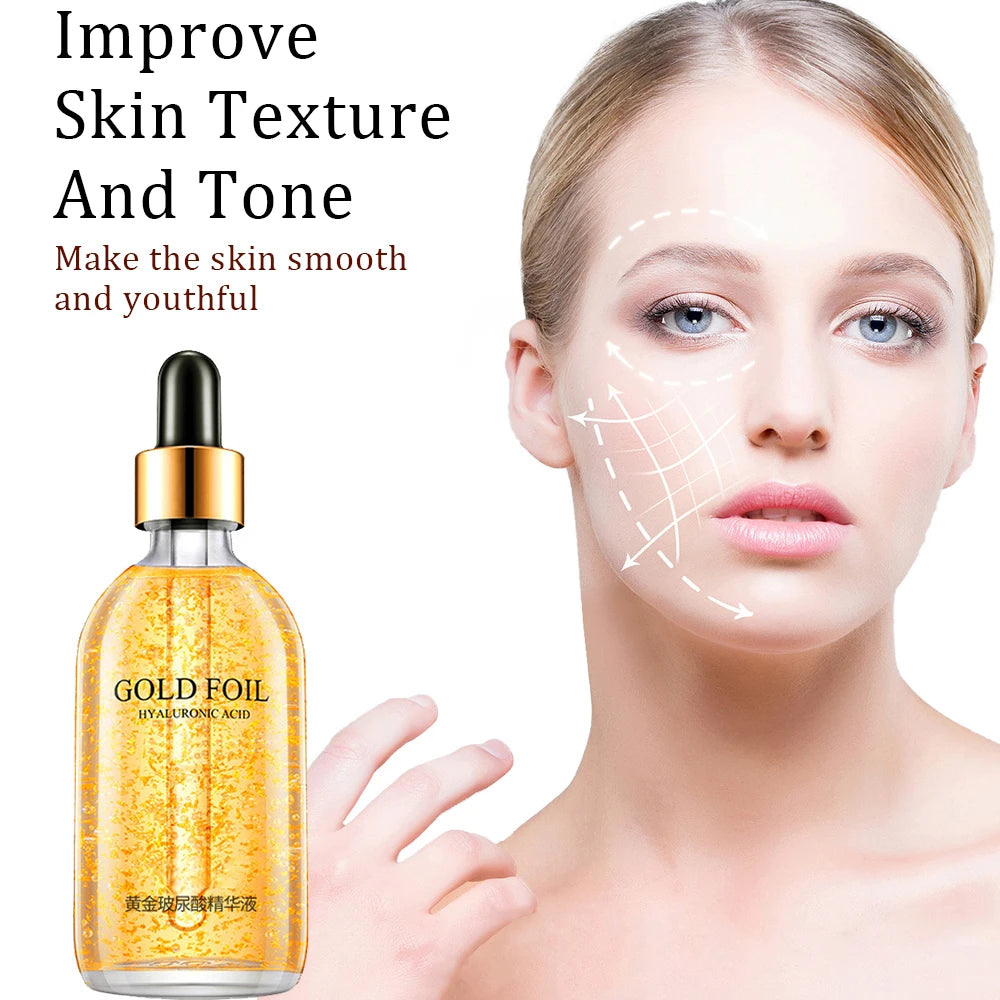 24k Gold Hyaluronic Acid  Face Serum Anti-Aging