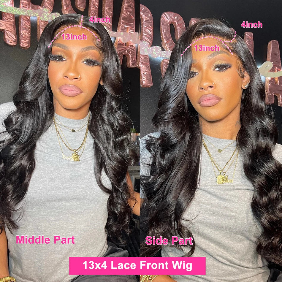 Loose Body Wave Lace Front Pre-Plucked Loose Wig 100% Human Hair