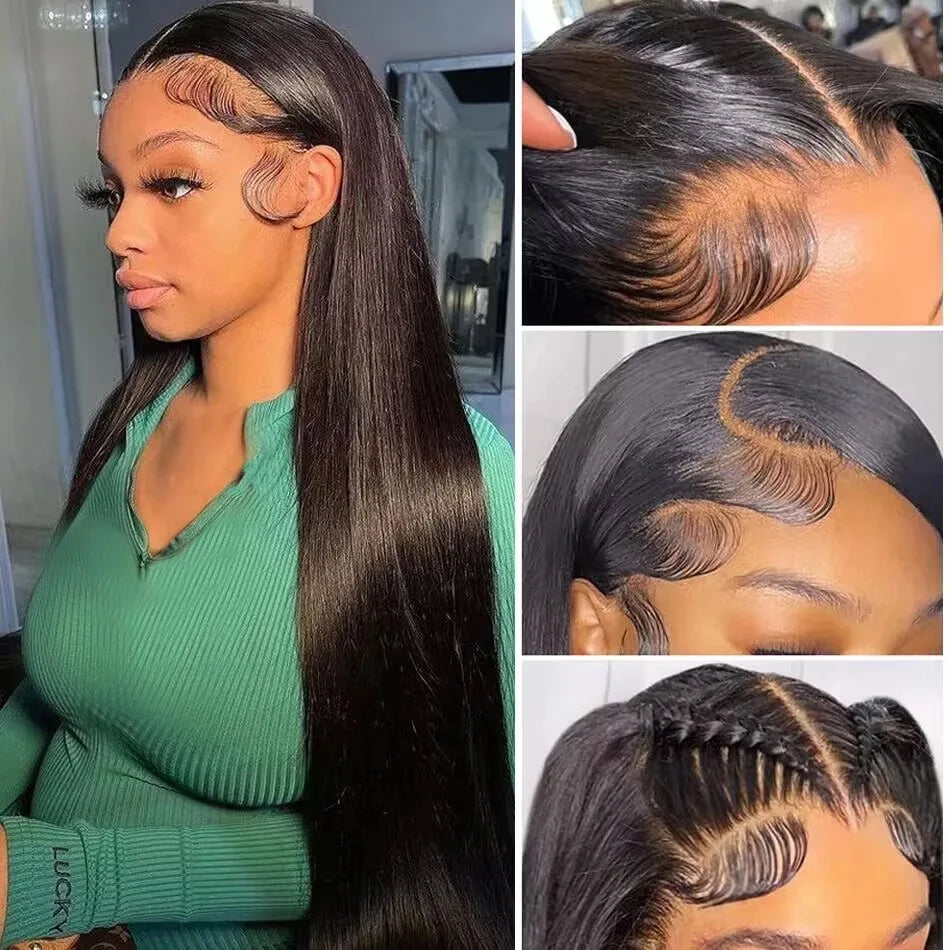 HD Lace Front Human Hair Wigs Straight