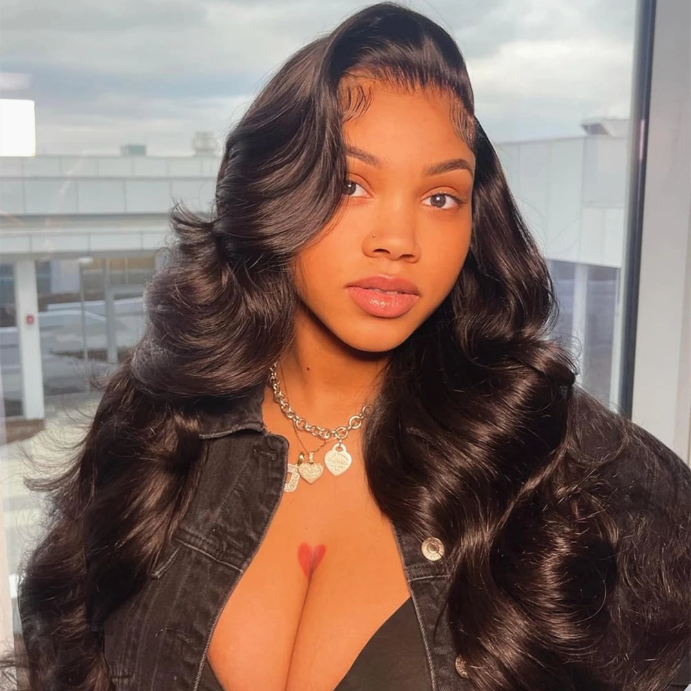 Loose Body Wave Lace Front Pre-Plucked Wig 100% Human Hair