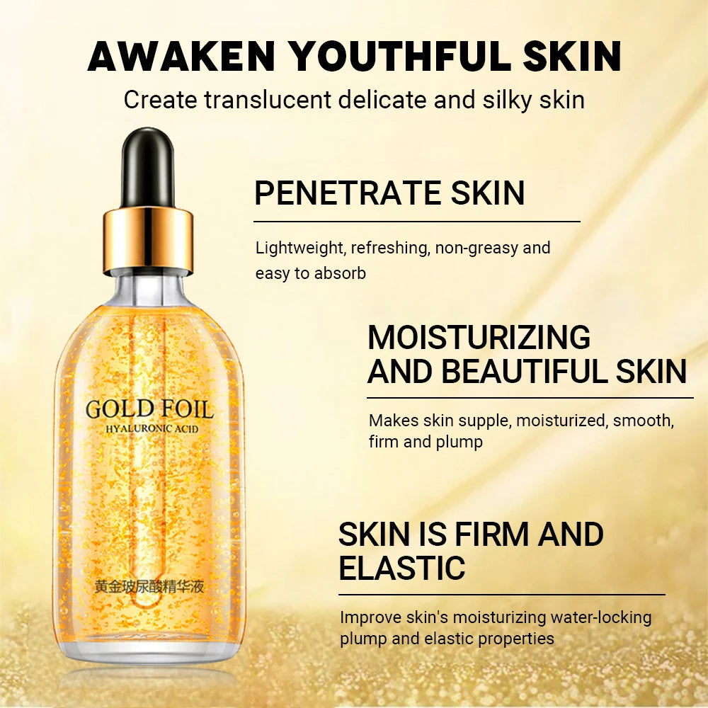 24k Gold Hyaluronic Acid  Face Serum Anti-Aging