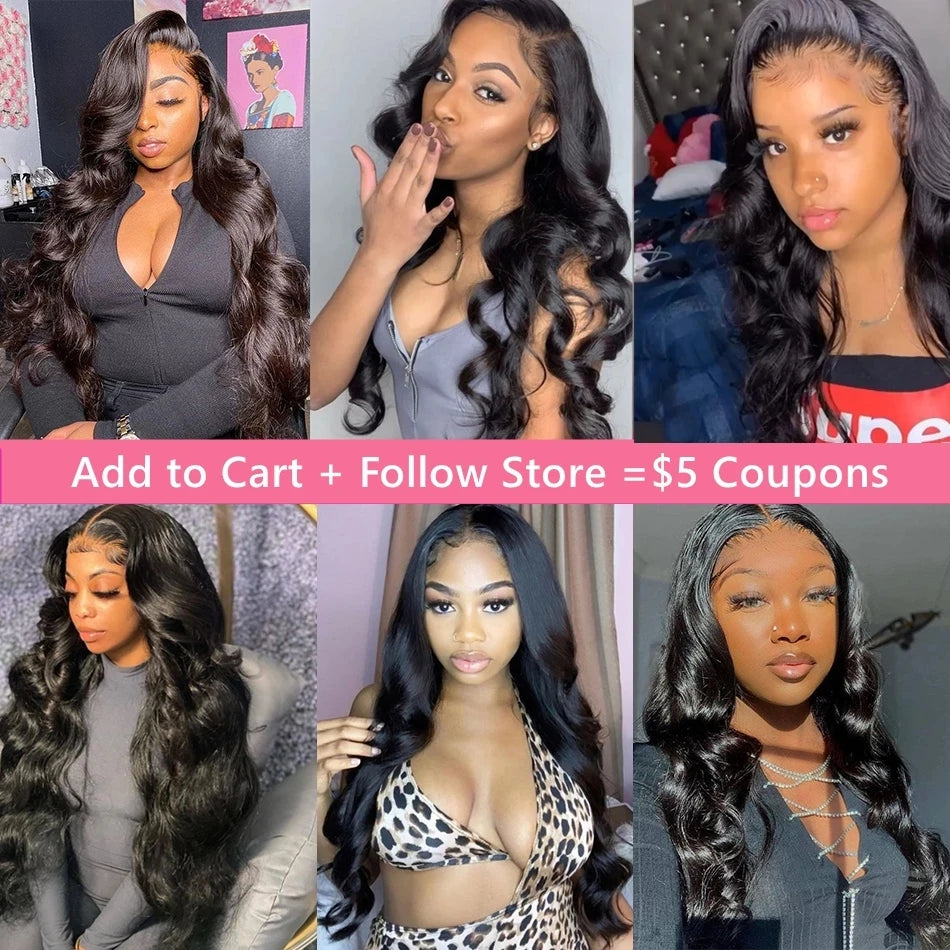 Loose Body Wave Lace Front Pre-Plucked Loose Wig 100% Human Hair