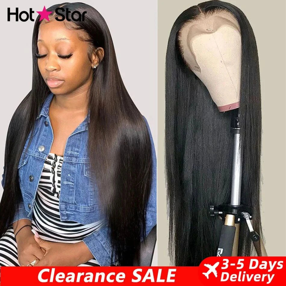 HD Lace Front Human Hair Wigs Straight