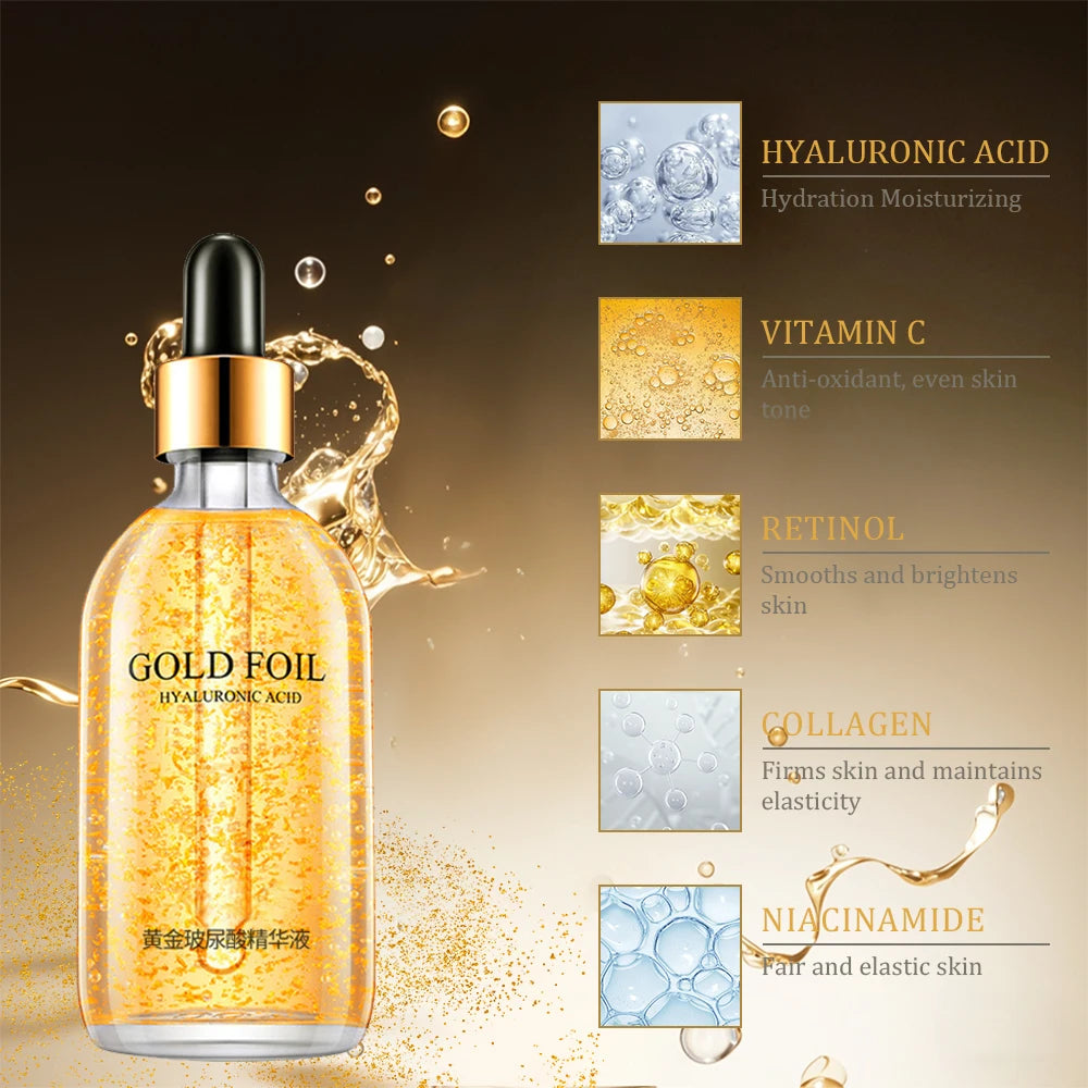 24k Gold Hyaluronic Acid  Face Serum Anti-Aging