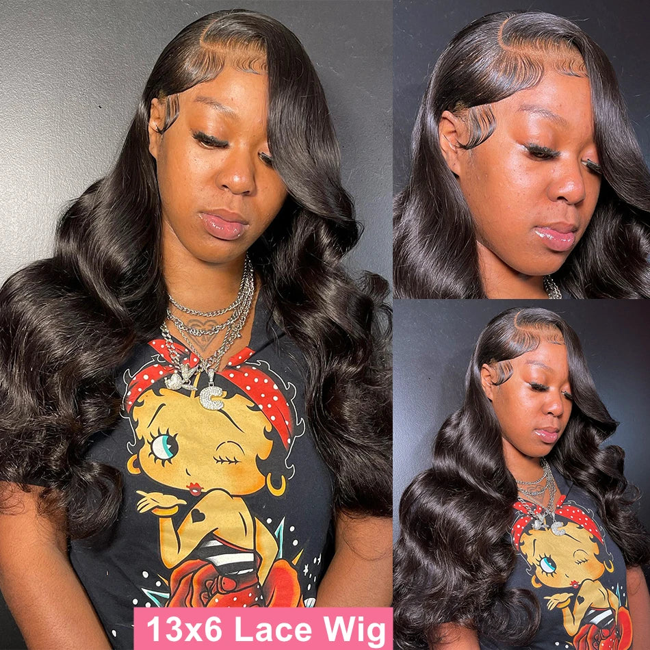 Loose Body Wave Lace Front Pre-Plucked Wig 100% Human Hair