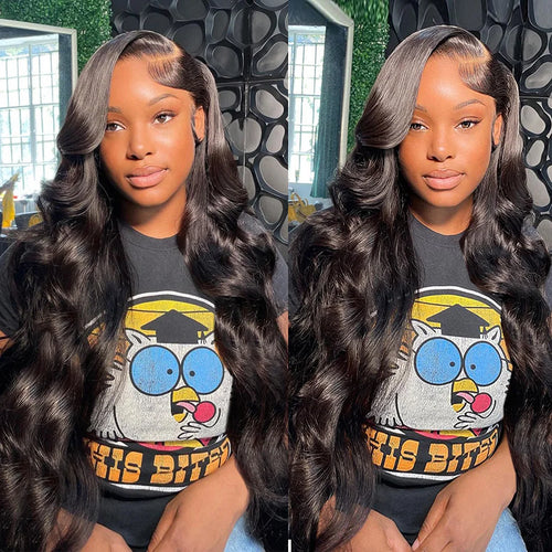 Loose Body Wave Lace Front Pre-Plucked Wig 100% Human Hair